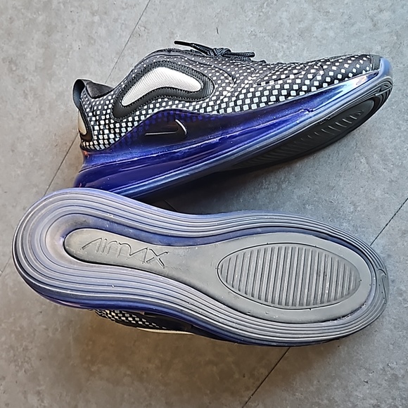 Nike AirMax 270 Pixel Black Blue - Size 8M - Picture 5 of 6